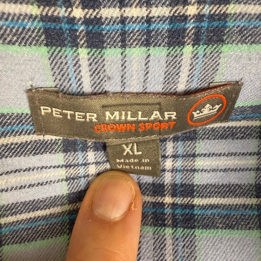 Peter Millar men’s button down size XL preowned - Picture 6 of 8